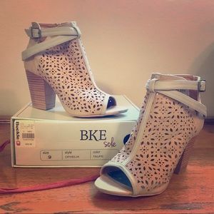 Buckle Ophelia Open Toe Booties